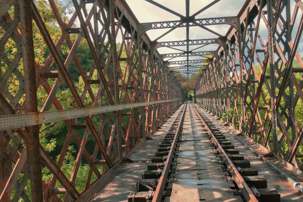 a large wooden structure